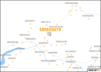 map of Samé Kouta