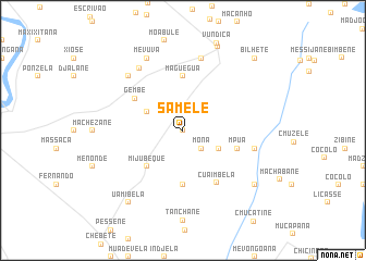 map of Samele