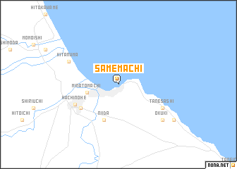 map of Samemachi