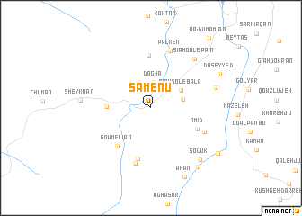 map of Samenū
