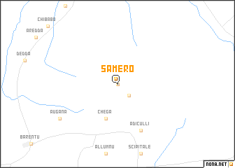 map of Samero