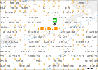 map of Samersdorf