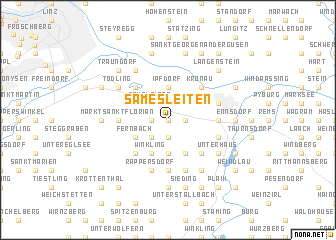 map of Samesleiten