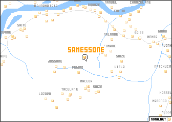 map of Samessone