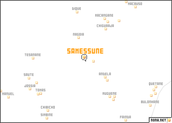 map of Samessune