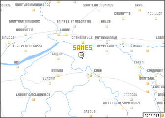 map of Sames