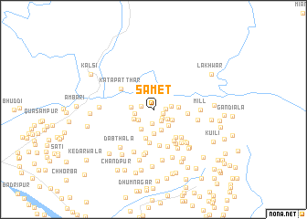 map of Samet