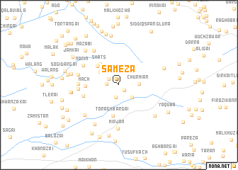 map of Sameza