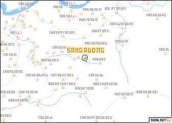 map of Samga-dong