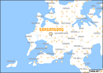 map of Samgan-dong