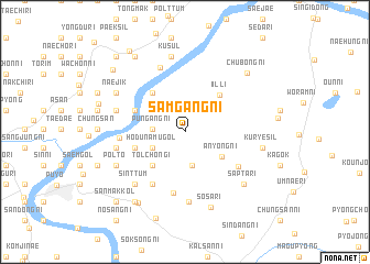 map of Samgang-ni