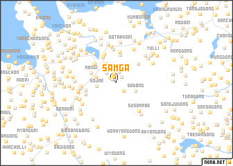 map of Samga