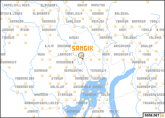 map of Samgik