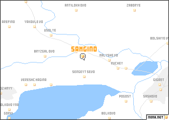 map of Samgino