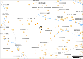 map of Samgŏ-ch\