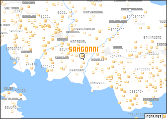 map of Samgon-ni