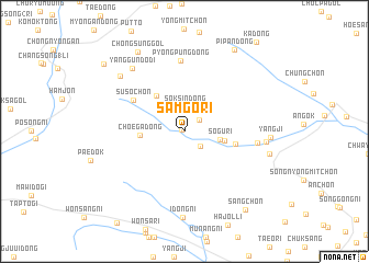 map of Samgŏ-ri