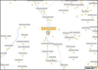 map of Samgŏri