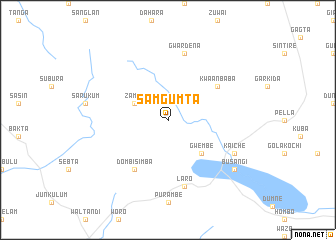 map of Samgumta