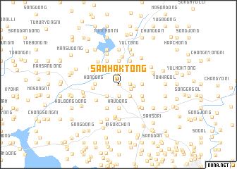map of Samhak-tong