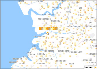 map of Samhang-ni