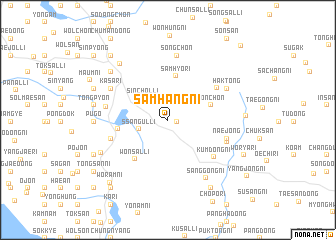 map of Samhang-ni