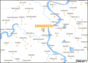 map of Samhang-ni