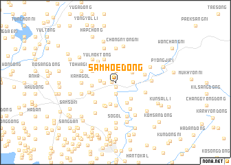 map of Samhoe-dong