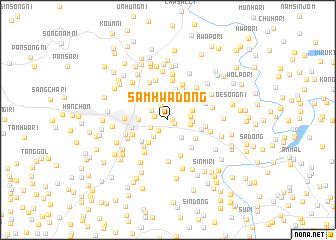 map of Samhwa-dong