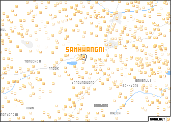 map of Samhwang-ni