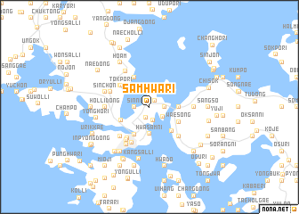 map of Samhwa-ri