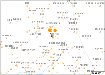 map of Samḩ