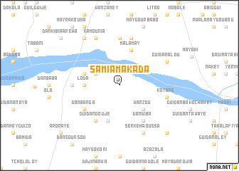 map of Samia Makada