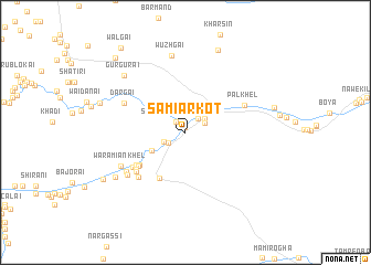 map of Samiār Kot