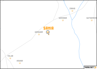 map of Samia