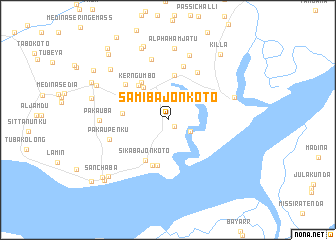 map of Sami Bajonkoto