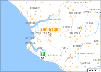 map of Samie Town