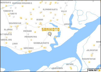 map of Sami Koto