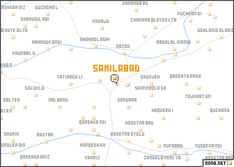 map of Sāmīlābād