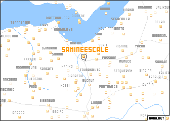 map of Samine Escale