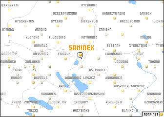 map of Saminek