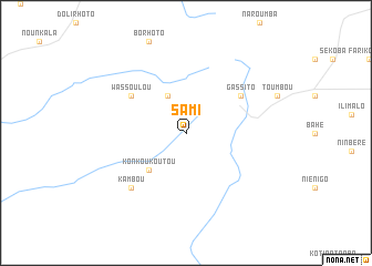map of Sami