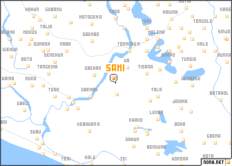 map of Sami