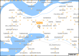 map of Sami