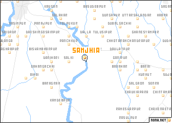 map of Samjhia