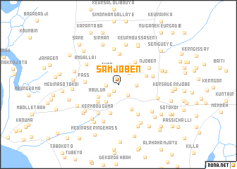 map of Sam Joben