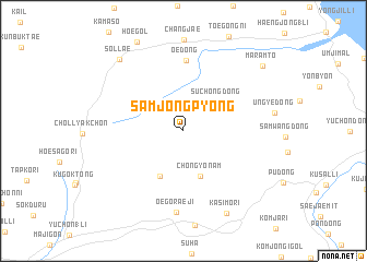 map of Samjŏngp\