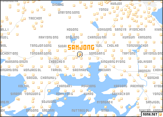 map of Samjŏng