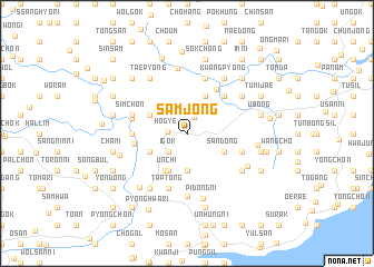 map of Samjŏng
