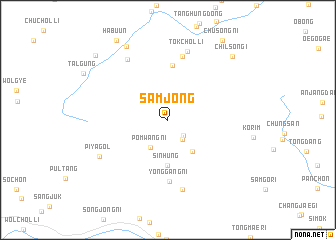 map of Samjŏng